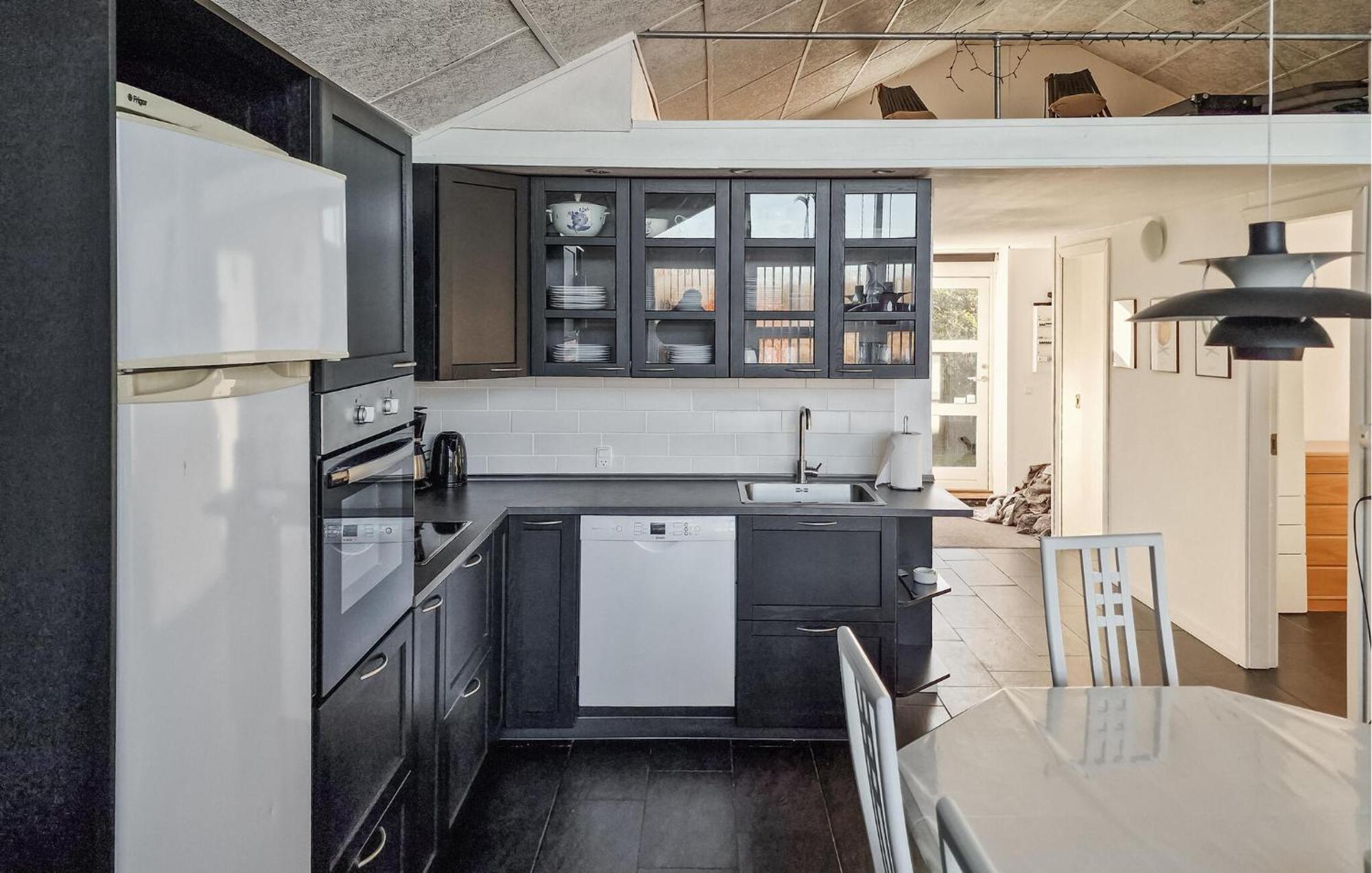 Beautiful Home In Borkop With Kitchen Exterior foto