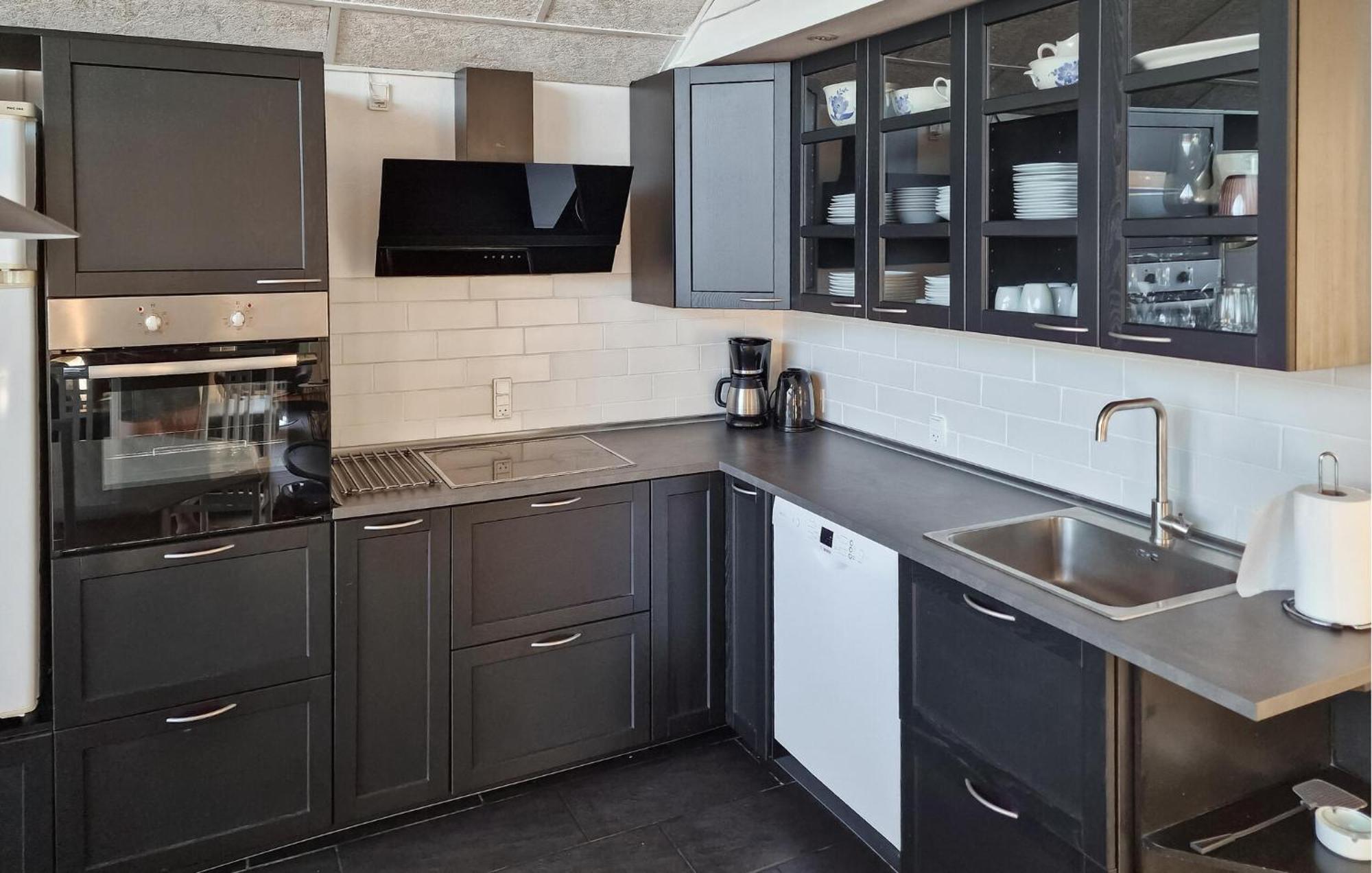 Beautiful Home In Borkop With Kitchen Exterior foto